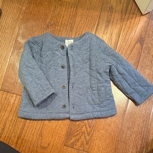 Janie and Jack Blue Quilted Sweater